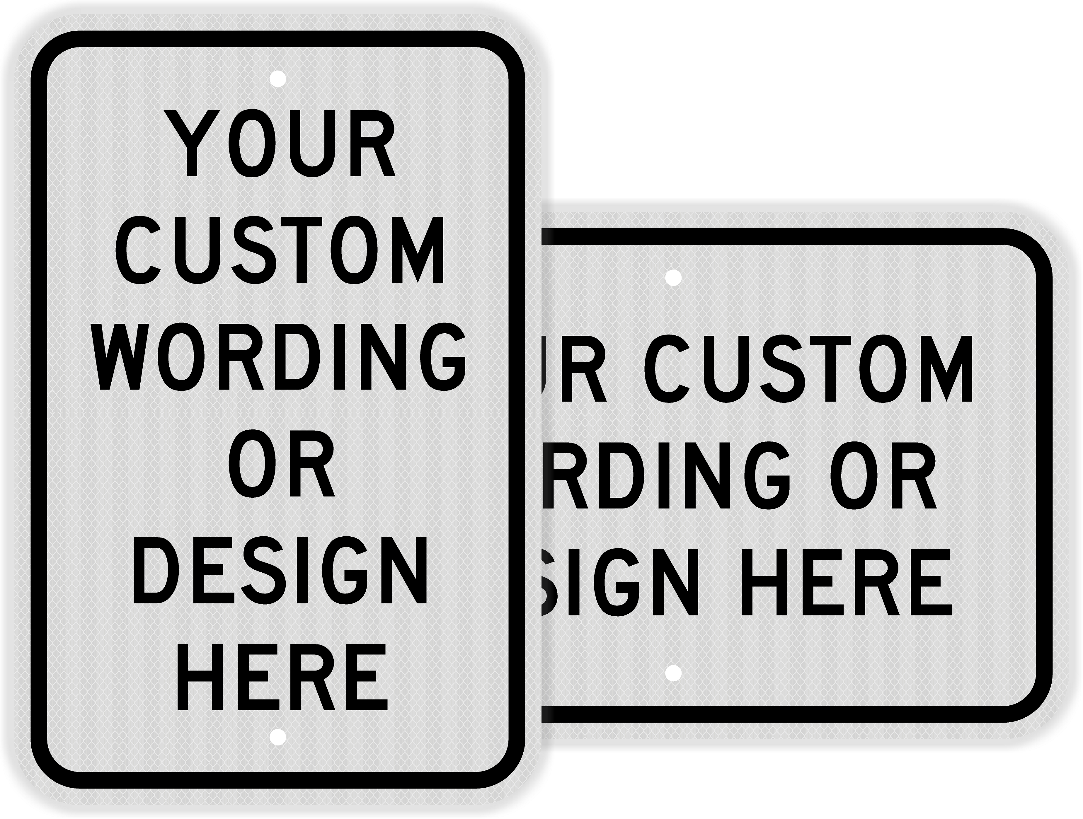 Design Your Custom Rectangle Sign