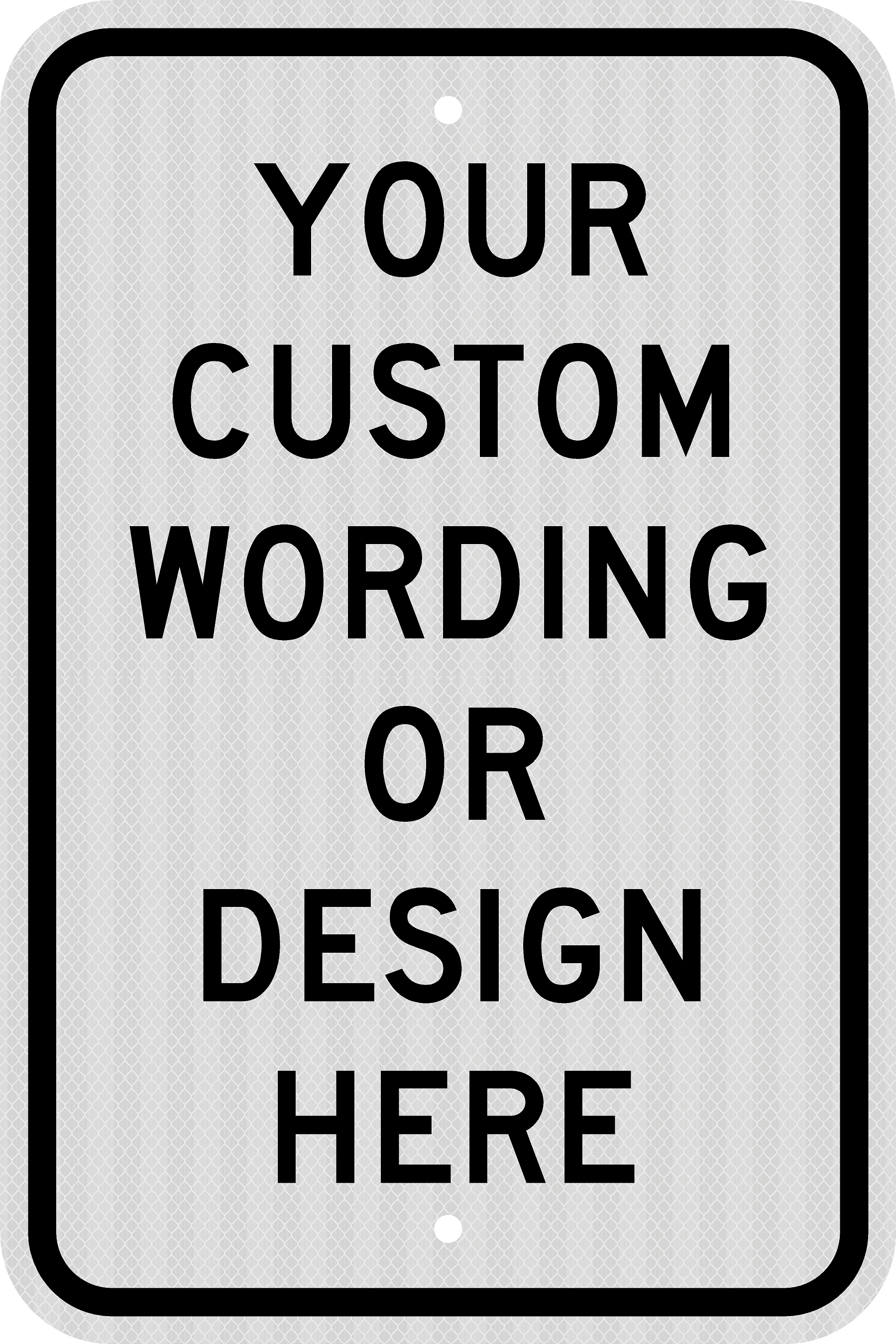Design Your Custom Rectangle Sign