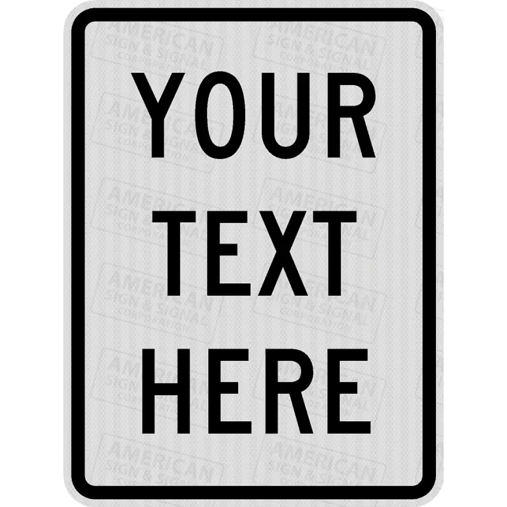 18X24 Customizable Sign