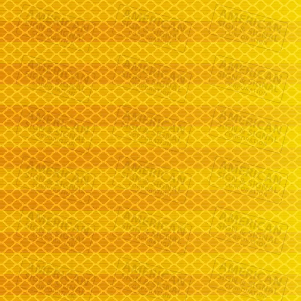 3M™ 3930 HIP Reflective Sheeting (By the Yard) 24’’ x 50 yd / Yellow 3931 (1yd)