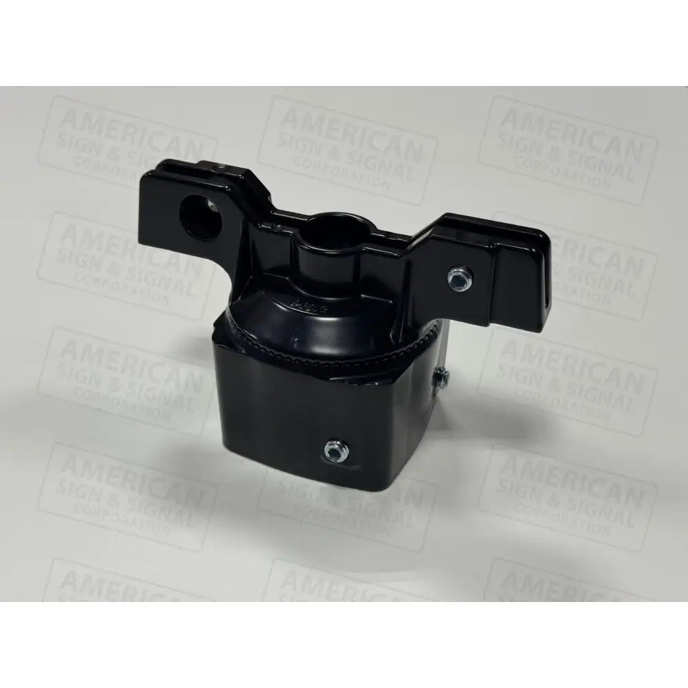 Adjustable Square & Round Post Street Name Sign Bracket (Black) 5 1/2’’ / 5/32’’ Hex / 2’’