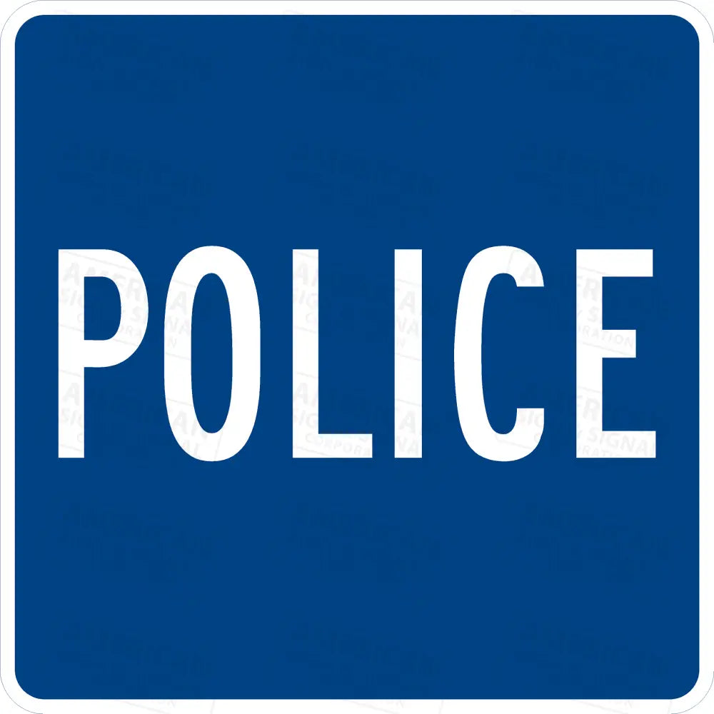 D9 - 14 Police Station Sign