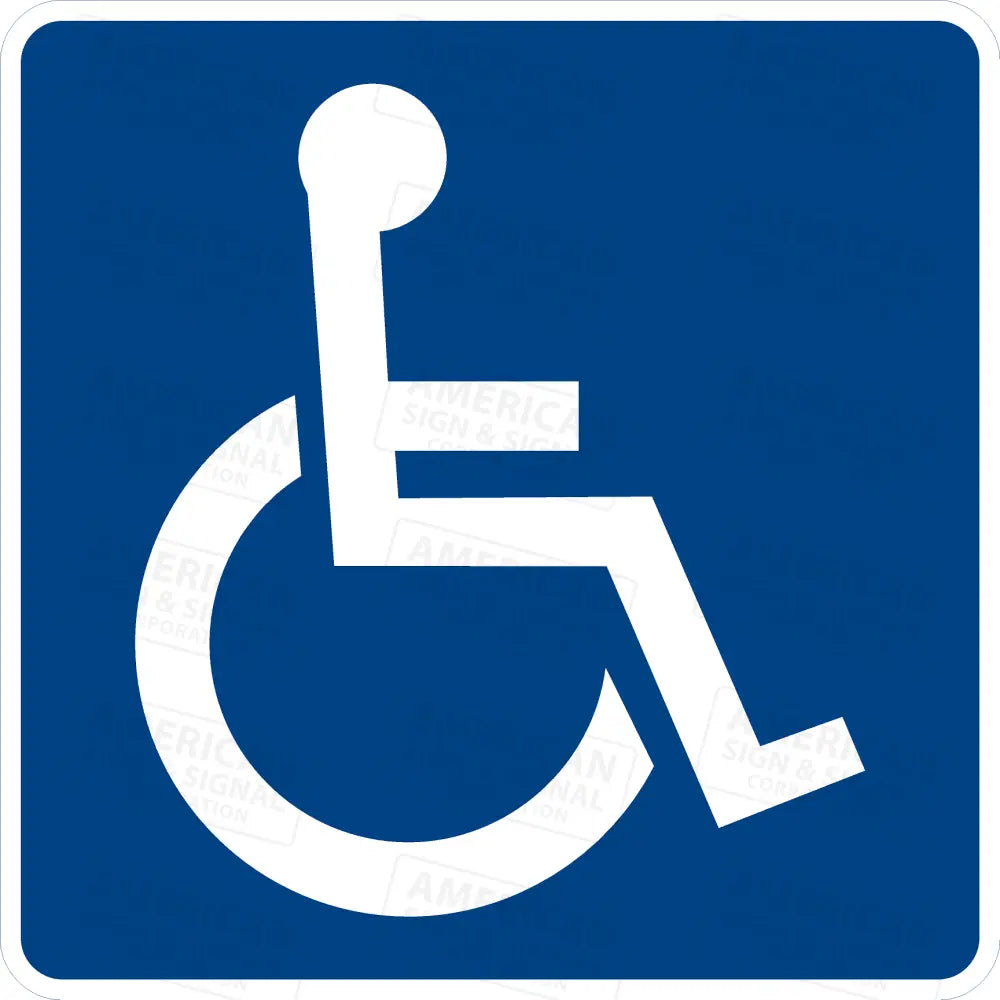 D9 - 6 Handicapped Wheelchair Sign