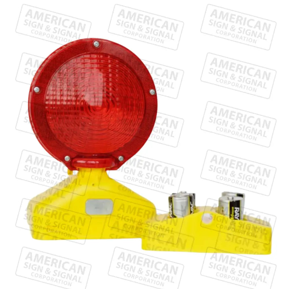 Empco-Lite Model 2006 Type A/C Barricade Beacon Light Red / 3 1/4’’ Bolt