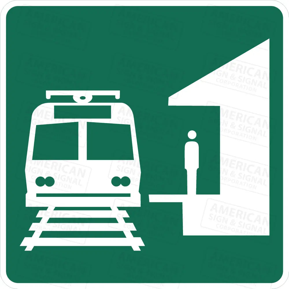 I - 12 Light Rail Transit Station Sign