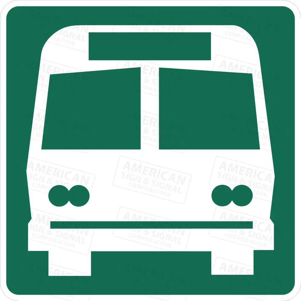 I - 6 Bus Station Sign