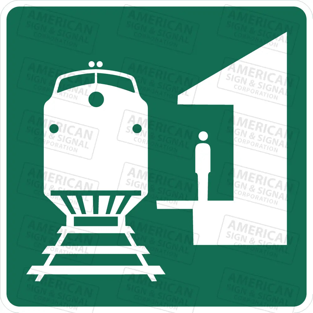 I - 7 Train Station Sign