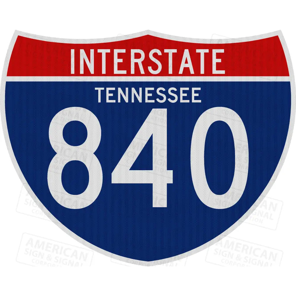 M1-1 Interstate Shield Sign (3 Digit), image size:1000x1000