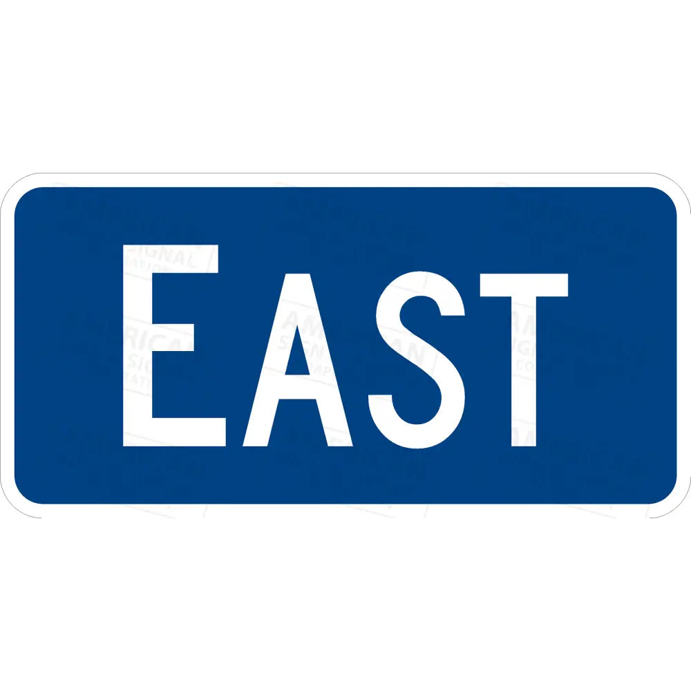 M3-2 East Route Sign 3M 3930 Hip / 24X12’ Blue