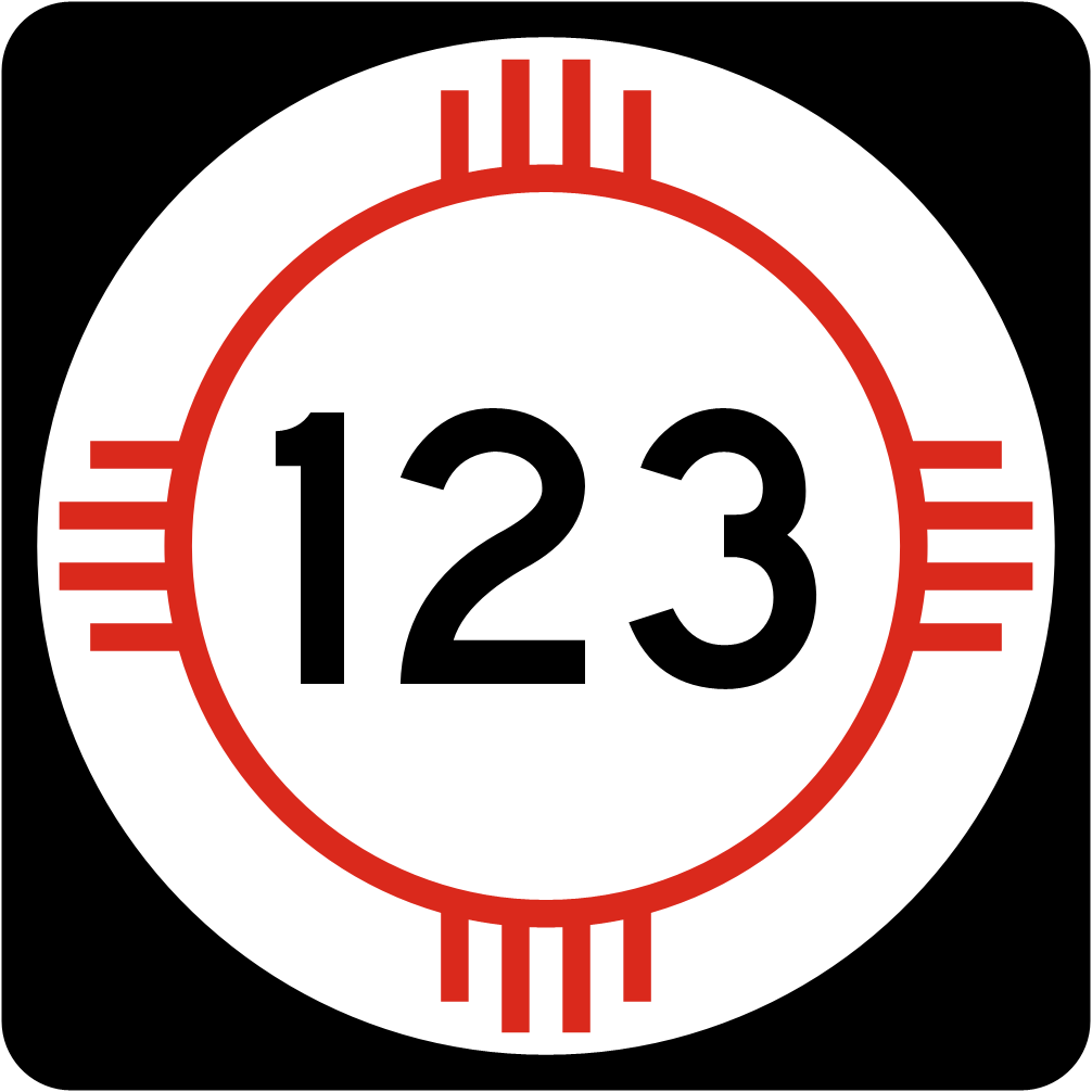 New Mexico State Route Sign 24 x 24