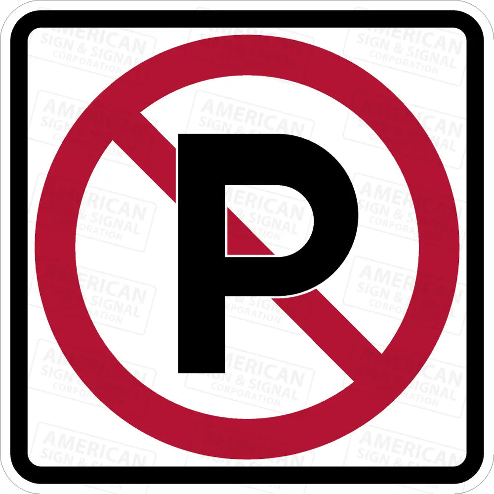 PS-034 No Parking Sign