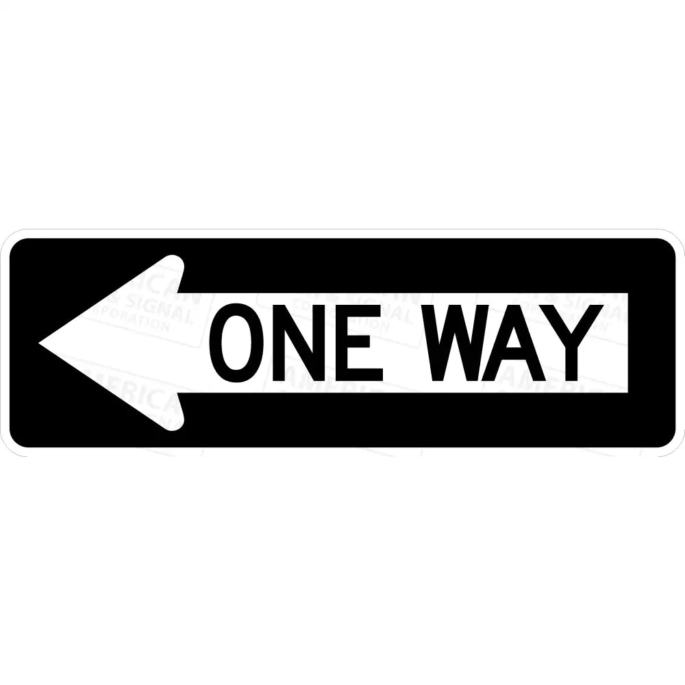 R6-1 One Way Sign 3M 3930 Hip / 36X12 Left (R6-1L)
