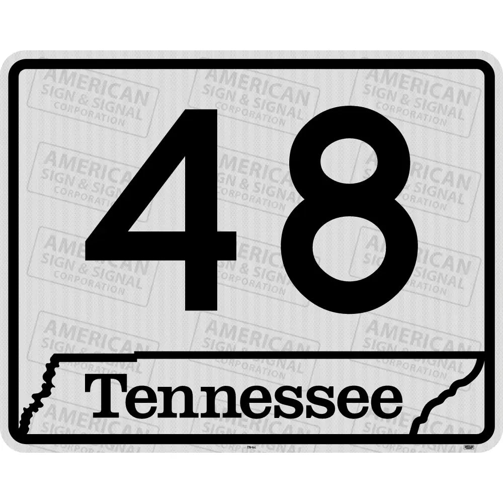 Tn-6C Tennessee State Route Sign