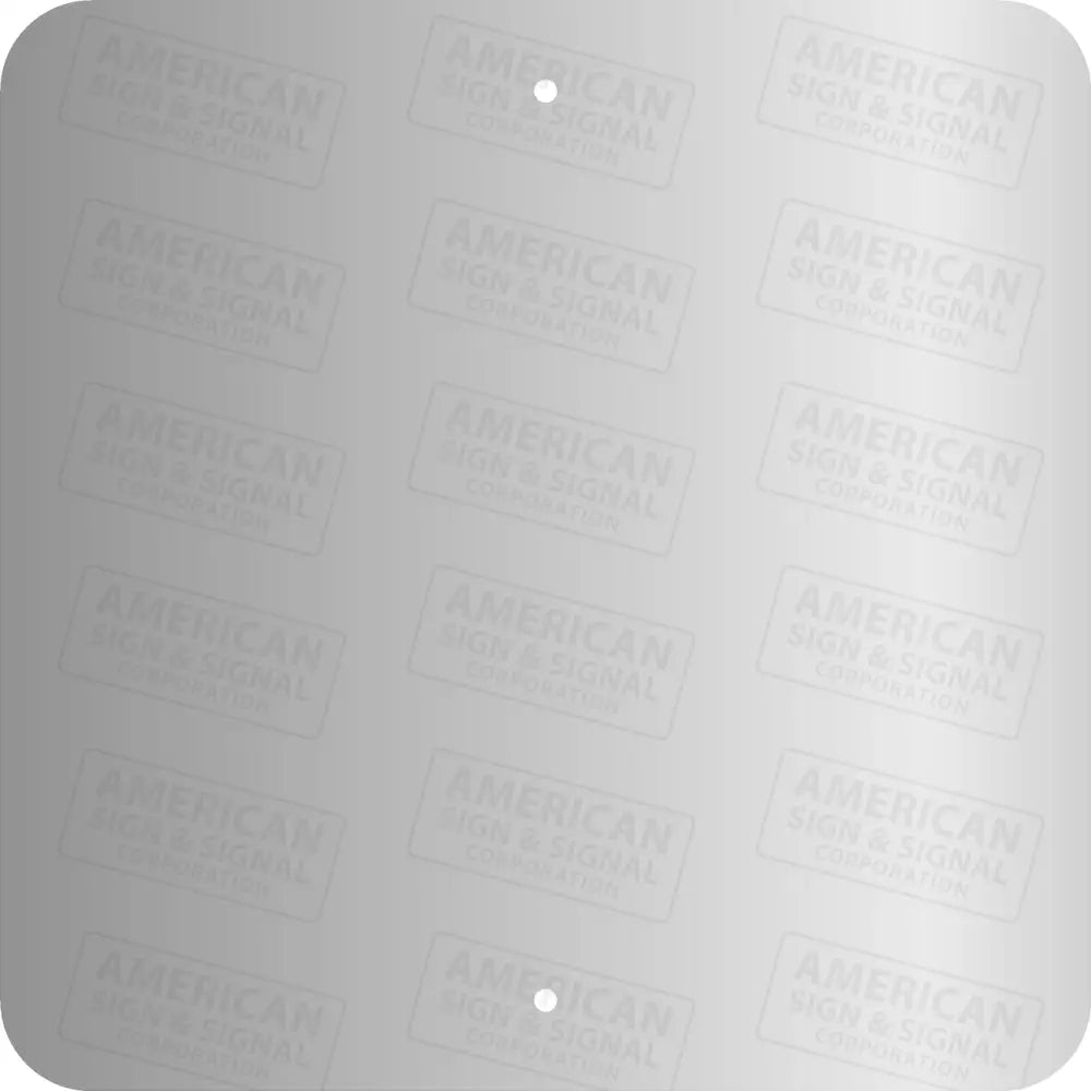 Traffic Sign Bare Blanks 18’’ x 18’’ /.080’’ / 2 (square blank)