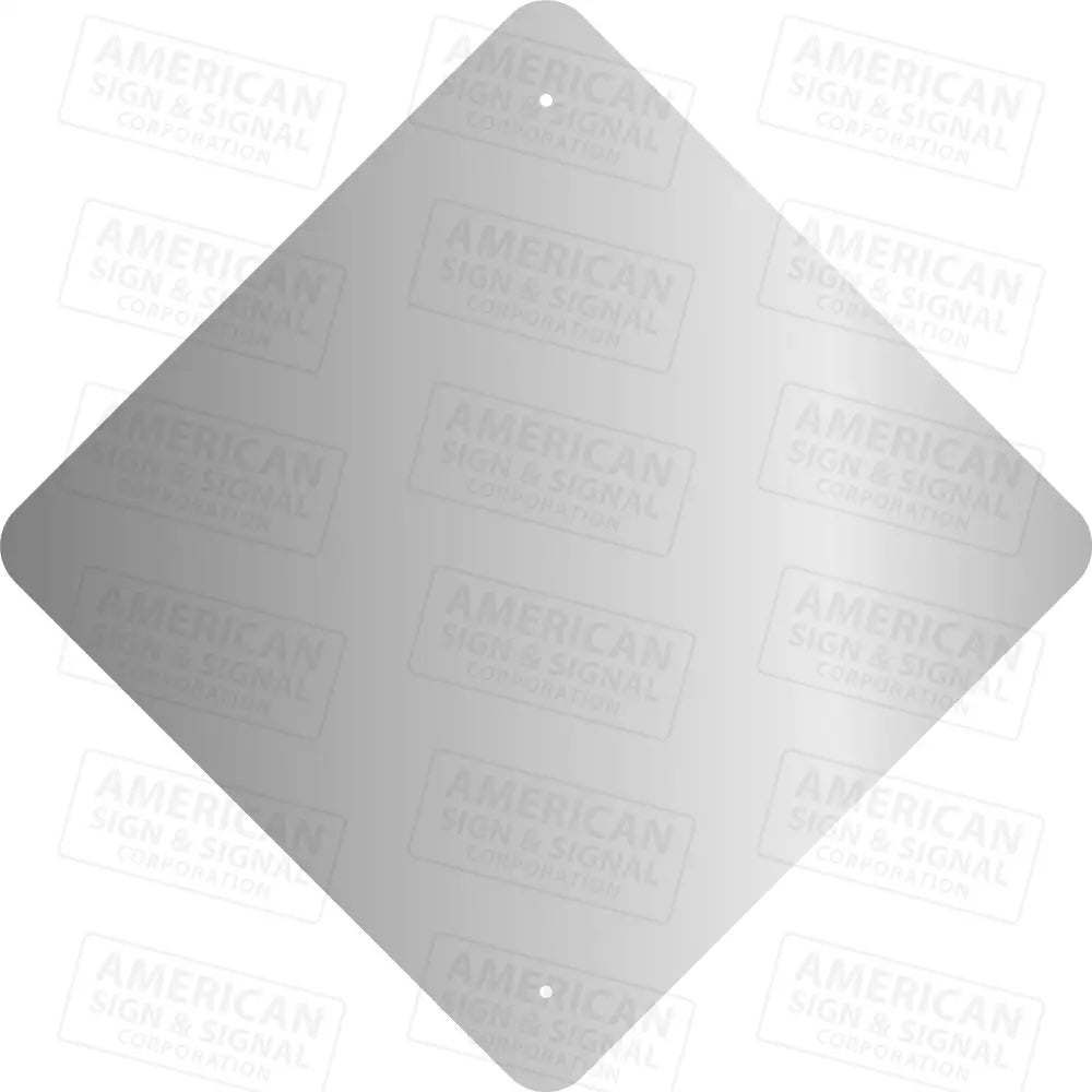 Traffic Sign Bare Blanks 24’’ x 24’’ /.080’’ / 2 (diamond blank)