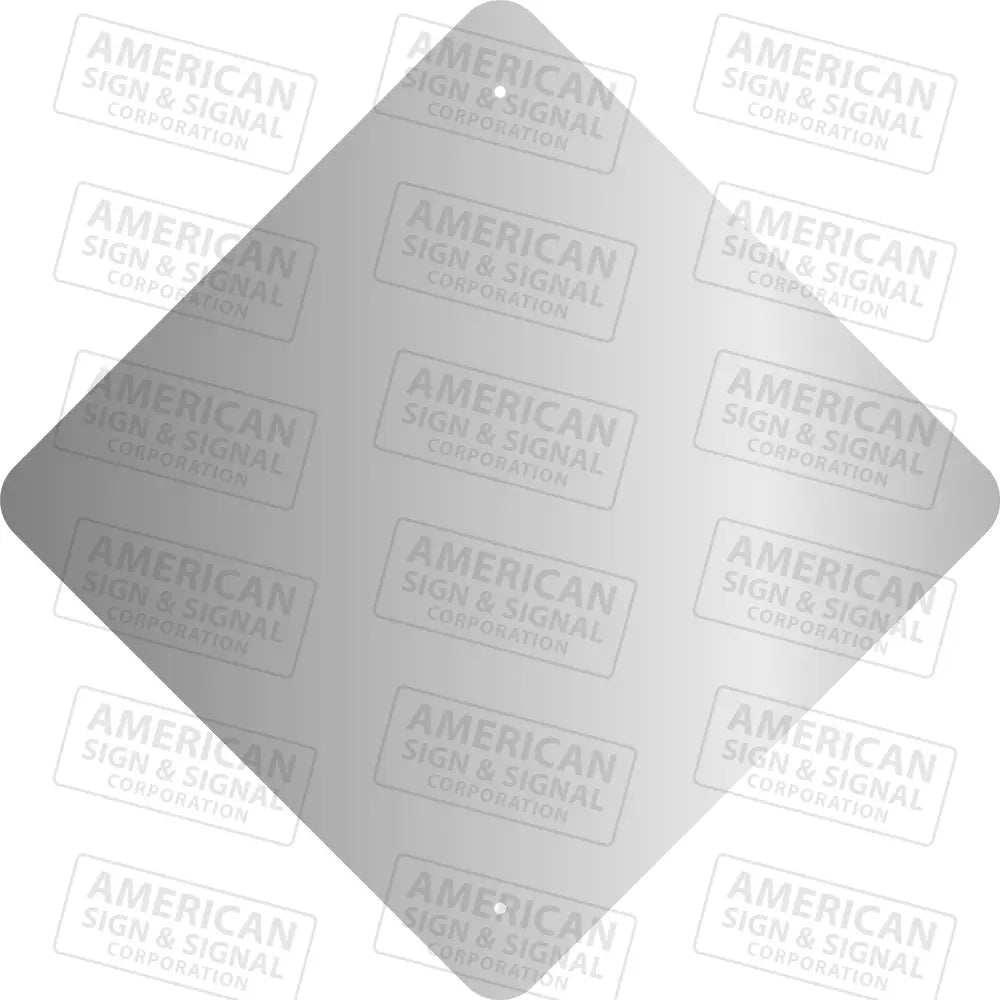 Traffic Sign Bare Blanks 24’’ x 24’’ /.080’’ / 2 (diamond blank)