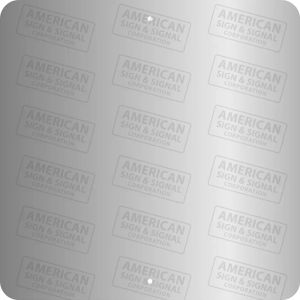 Traffic Sign Bare Blanks 24’’ x 24’’ /.080’’ / 2 (square blank)