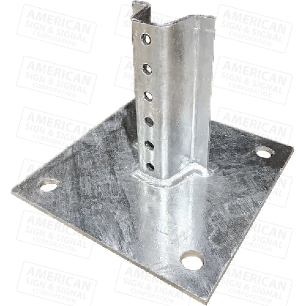 U-Channel Sign Post Surface Mount Base Plate