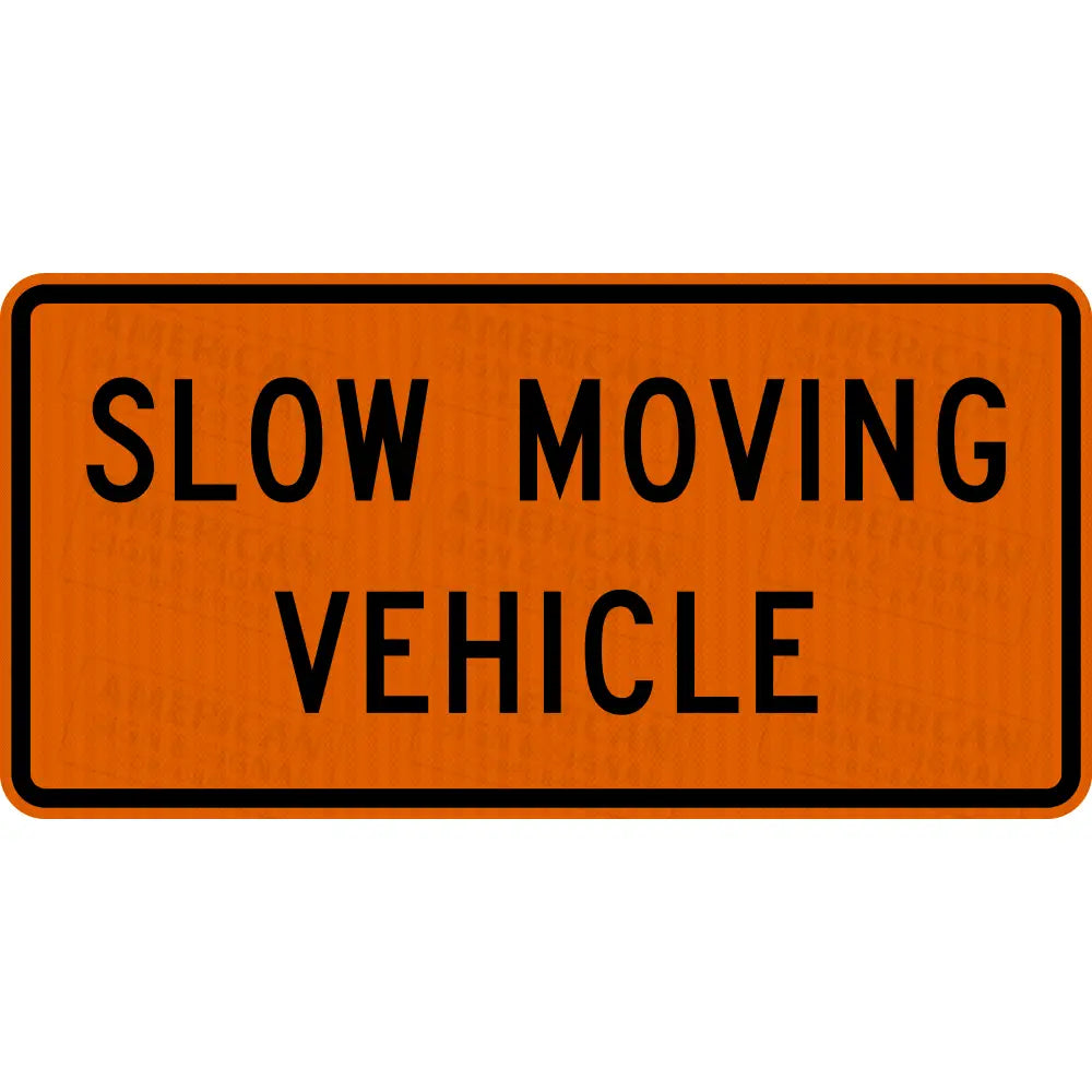 W21-4 Slow Moving Vehicle TTC Sign