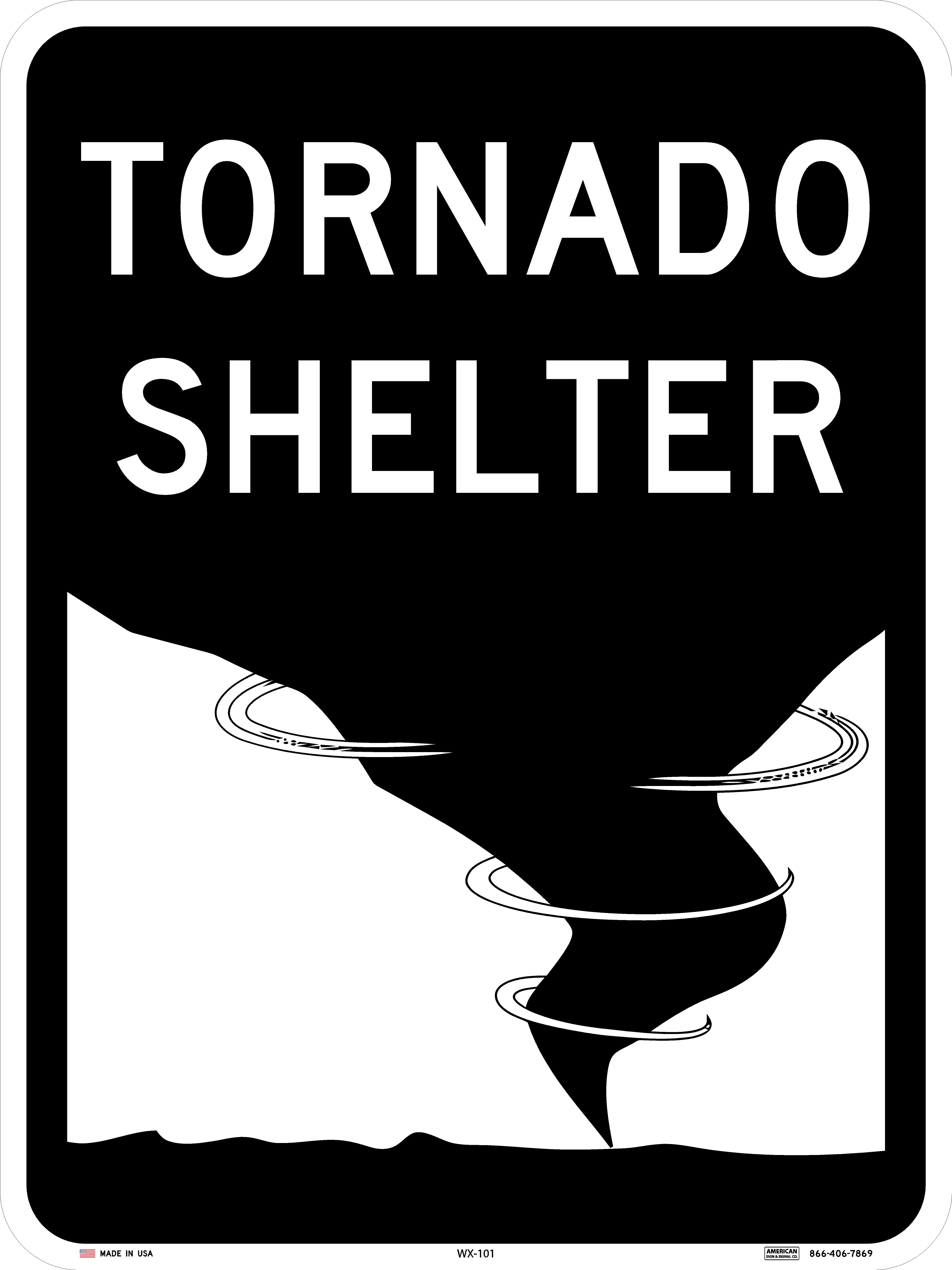 Weather Shelter Signs