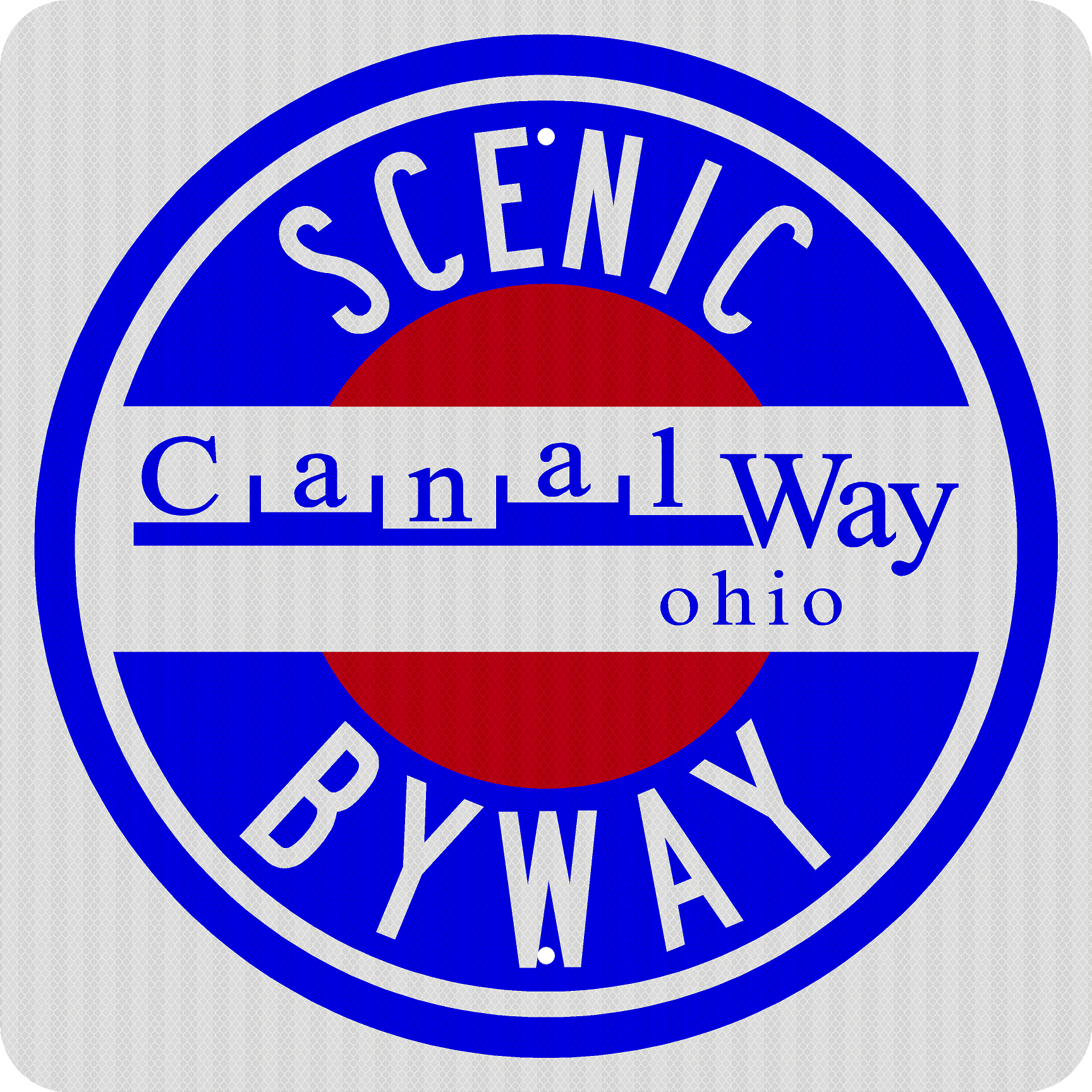 Canal Way Ohio Scenic Byway Sign
