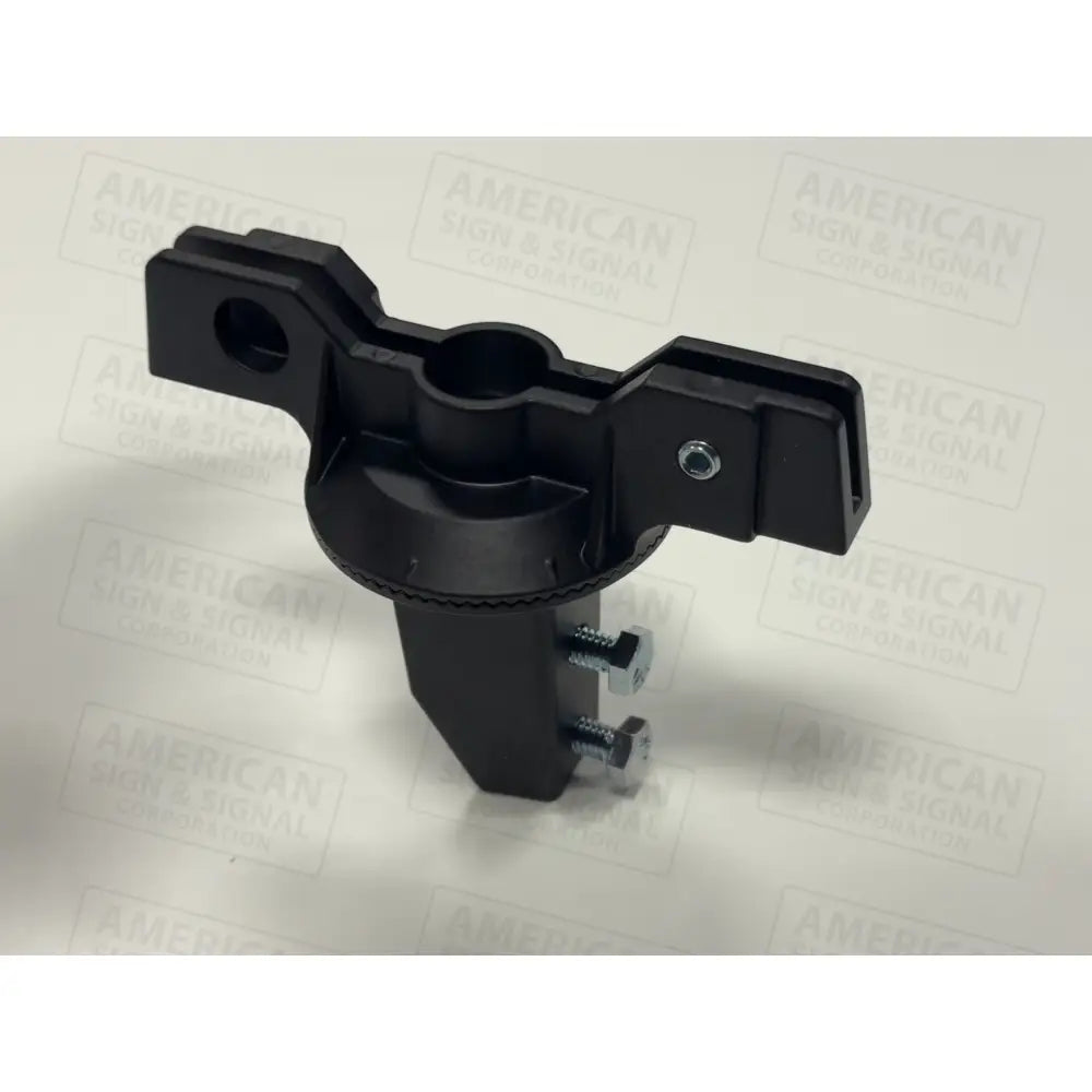 Adjustable U-Channel Street Name Sign Bracket (Black) 5 1/2’’ / 5/32’’ Hex