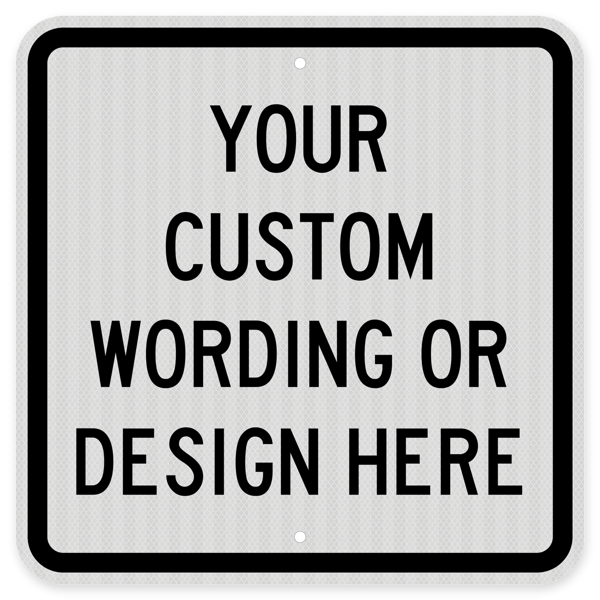 Design Your Custom Square Sign