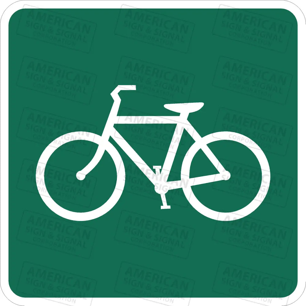D11 - 1A Bicycles Permitted Sign