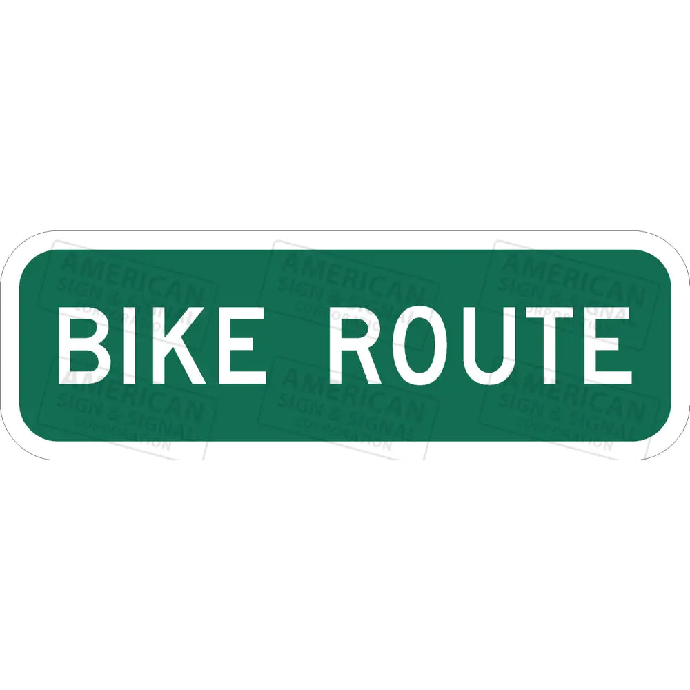 D11 - 1Bp Bike Route Sign