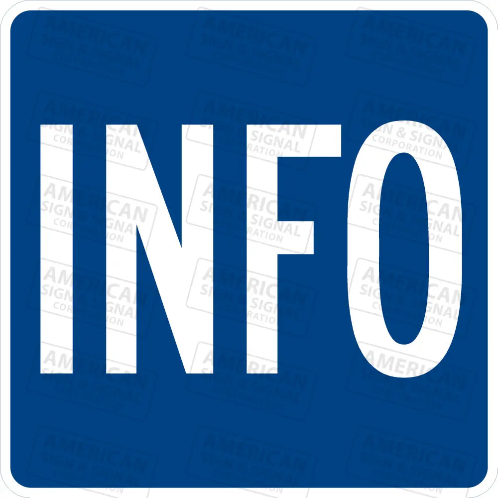 D9 - 10 Tourist Information Info Sign