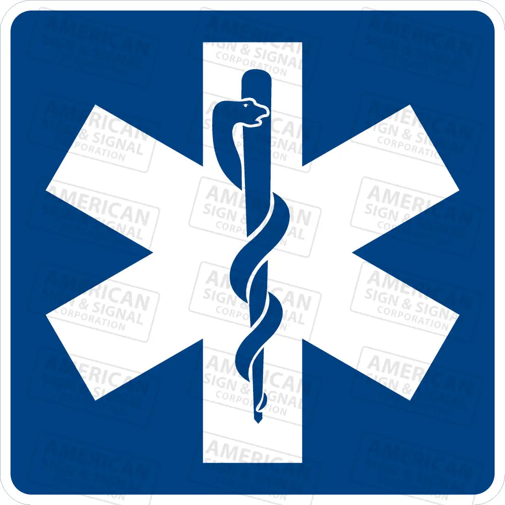 D9 - 13 Emergency Medical Services Hospital Sign