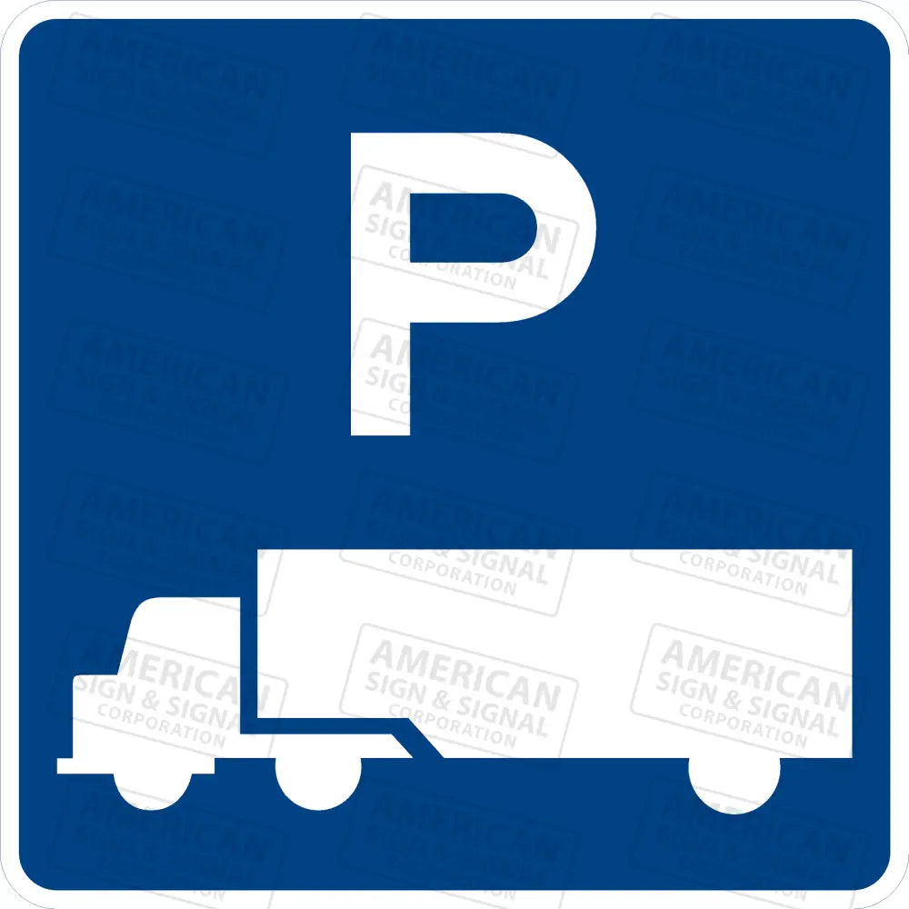 D9 - 16 Truck Parking Sign