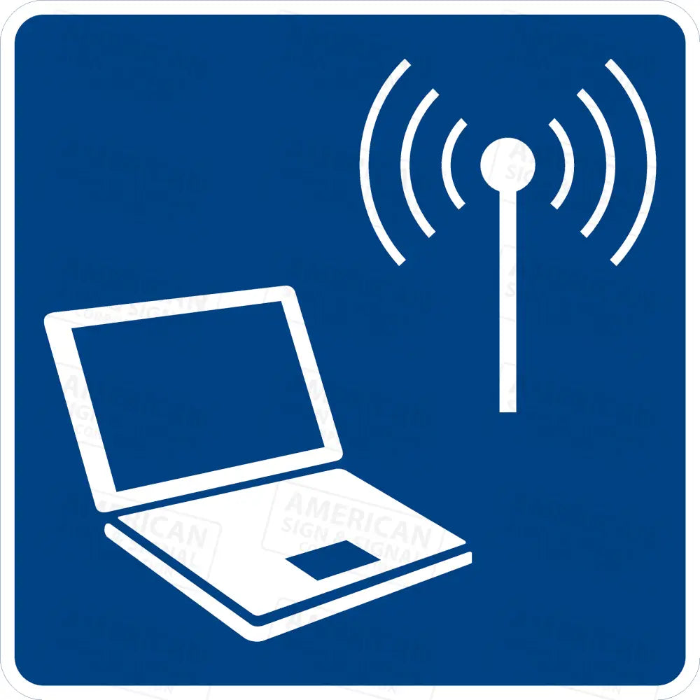 D9-22 Wireless Internet WiFi Sign