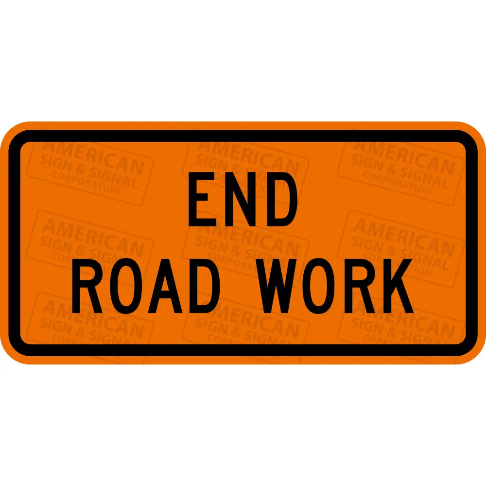 G20-1 End Road Work Ttc Sign