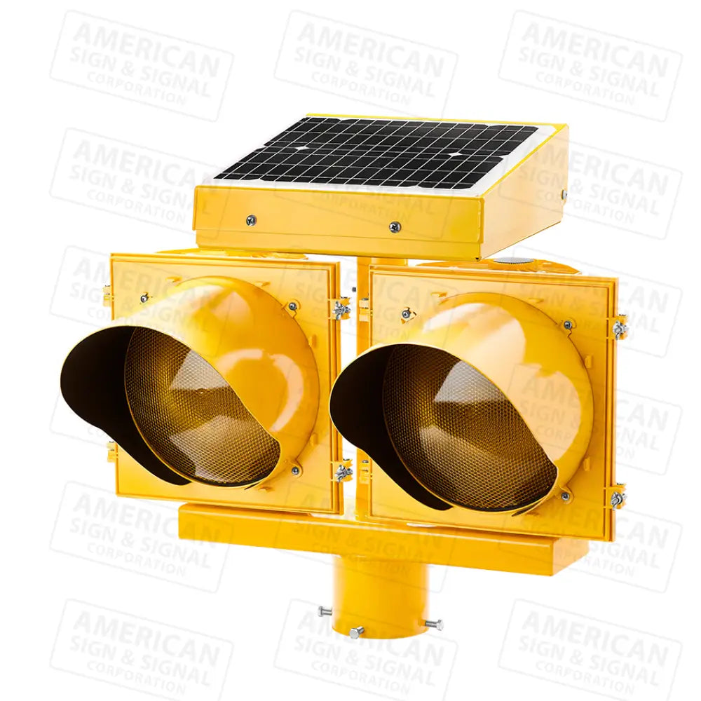 Jsf Fl-2400 24Hr Flashing Solar Beacon Amber (Yellow) / Yellow (12’’)
