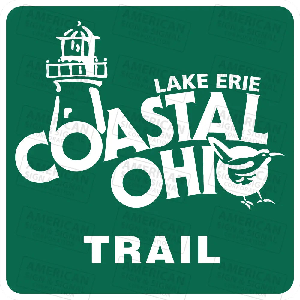 Lake Erie Coastal Ohio Trail Sign