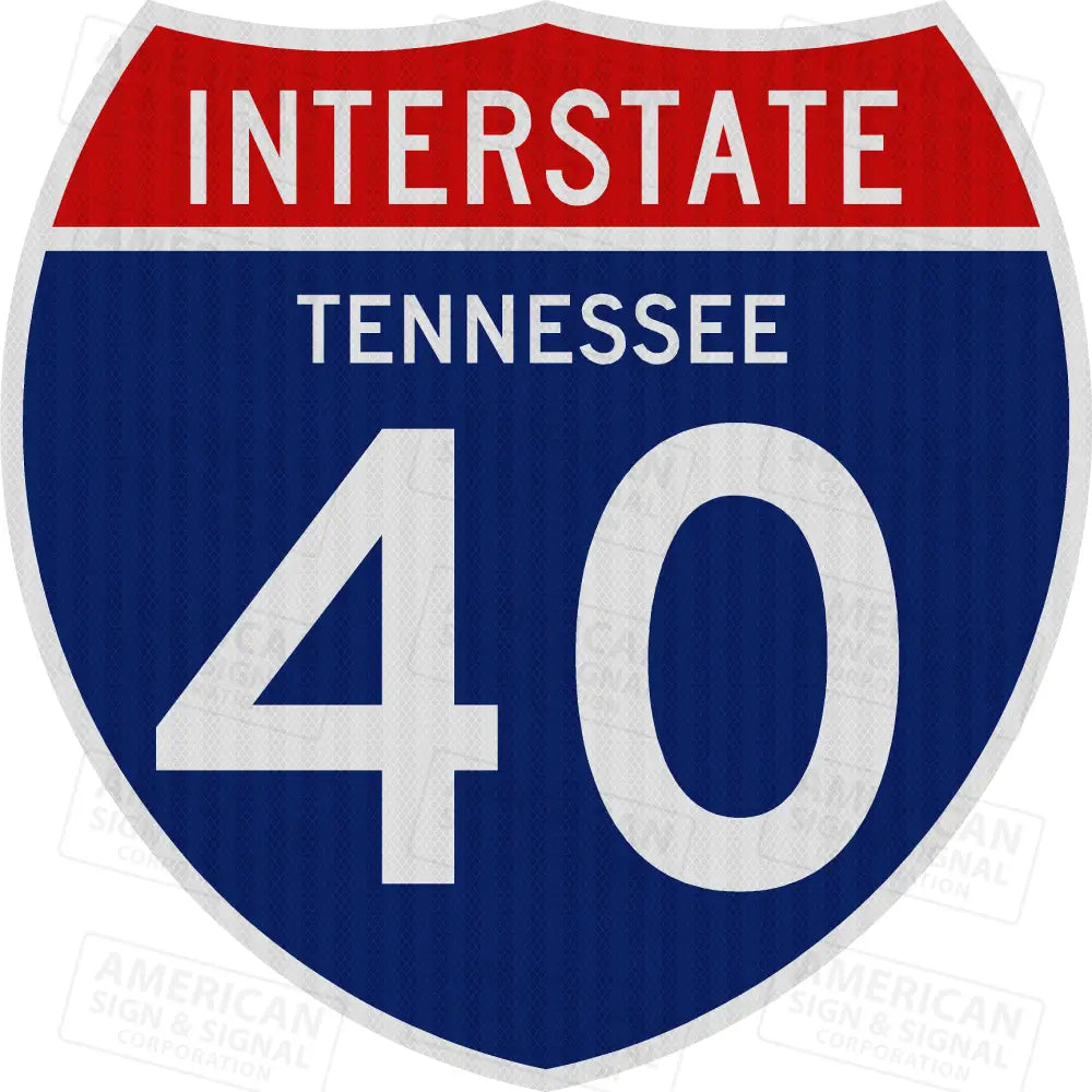 M1-1 Interstate Shield Sign (2 Digit)