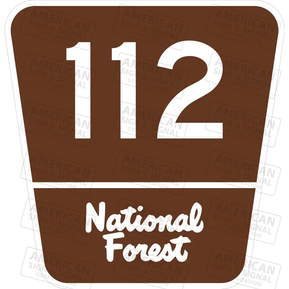 M1 - 7 National Forest Route Sign 3M 3930 Hip / 24X24