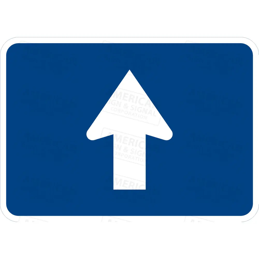 M6-3 Directional Arrow Sign (Blue)