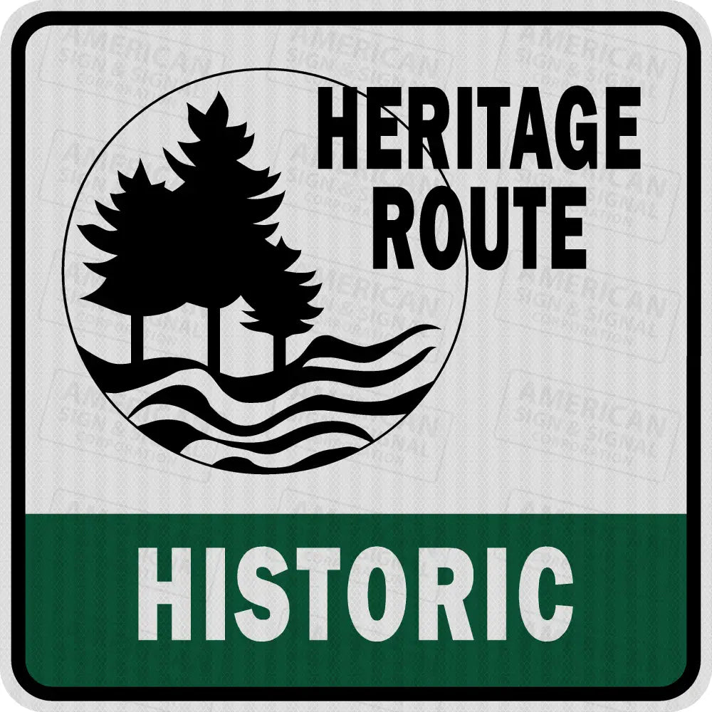 Michigan Heritage Route Historic Sign