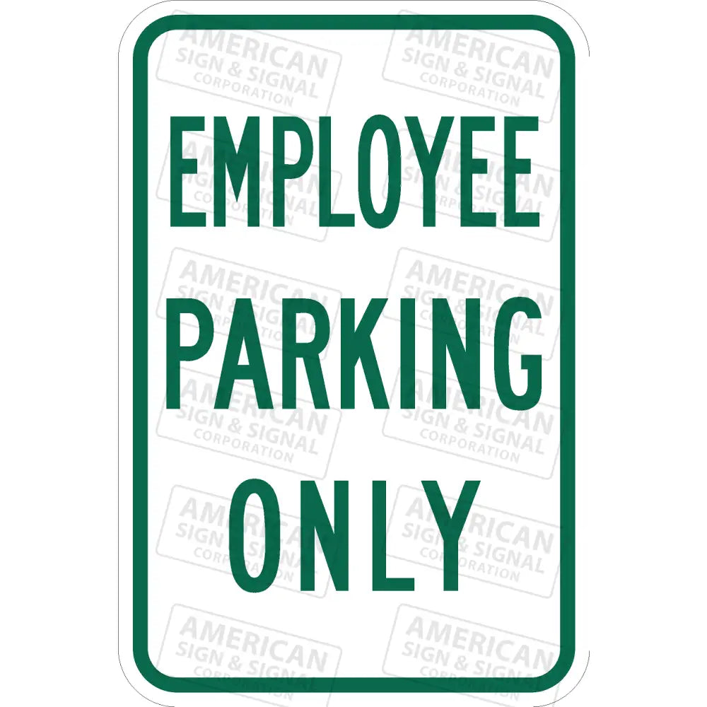 P-214 Employee Parking Only