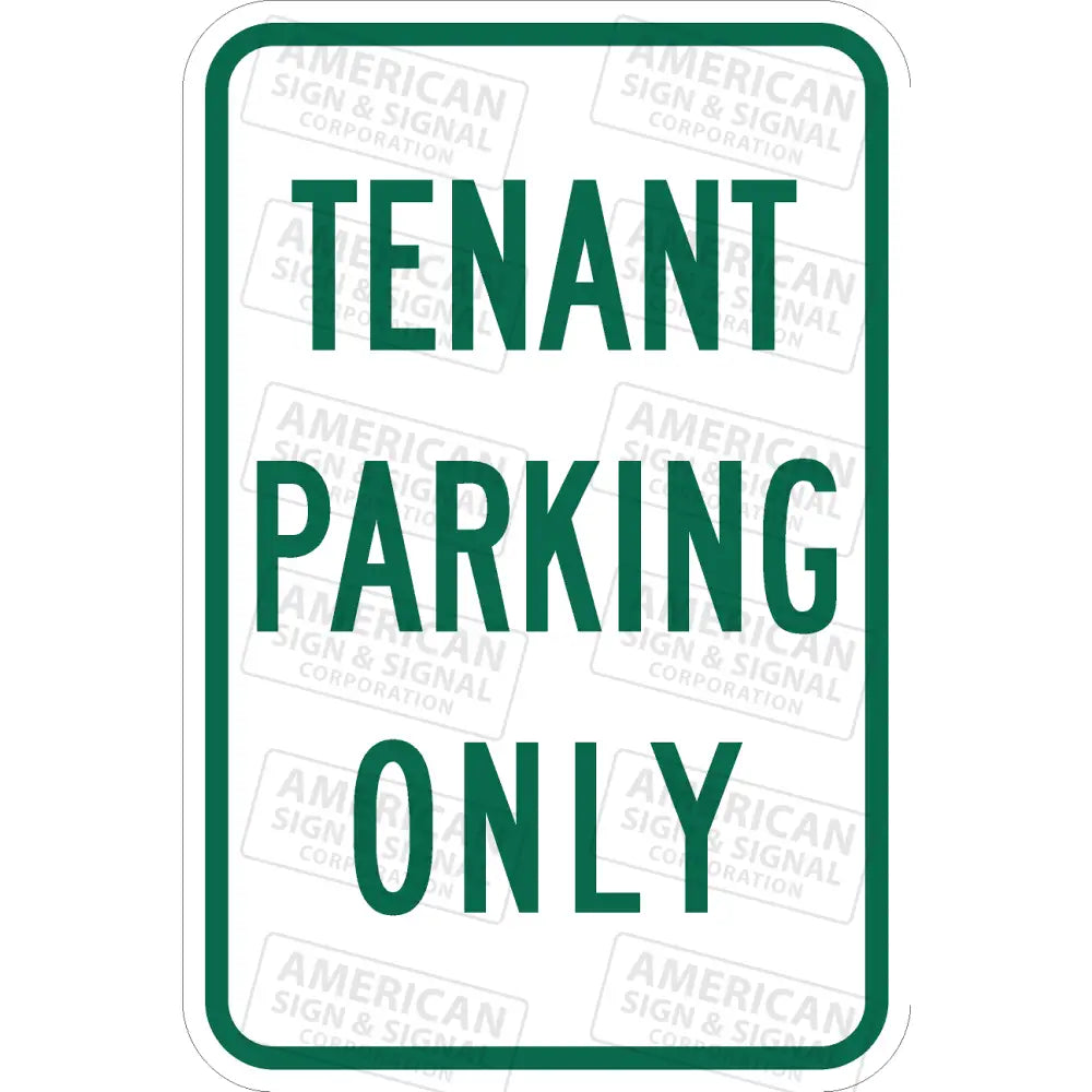 P-215 Tenant Parking Only