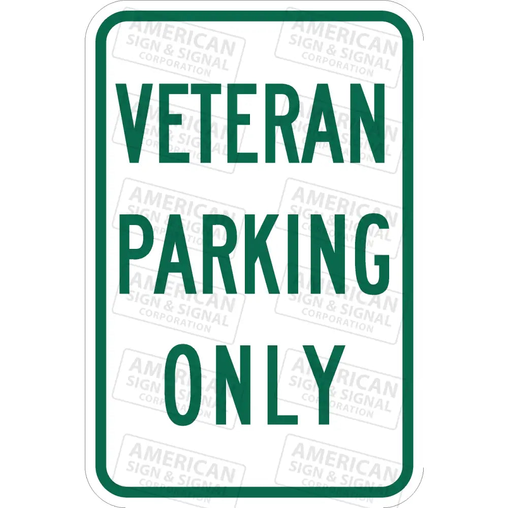 P-216 Veteran Parking Only