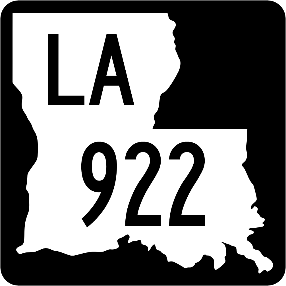 Louisiana State Route Sign 24 x 24