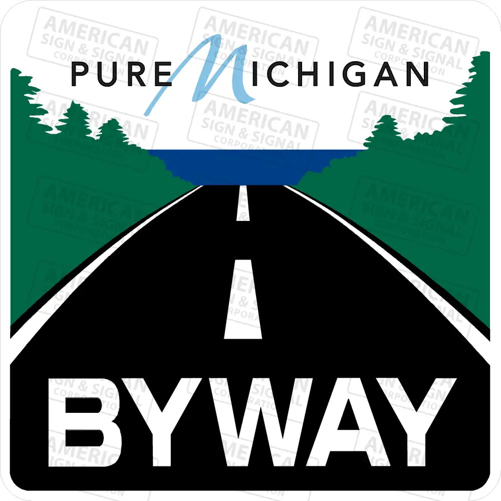 Pure Michigan Byway Sign