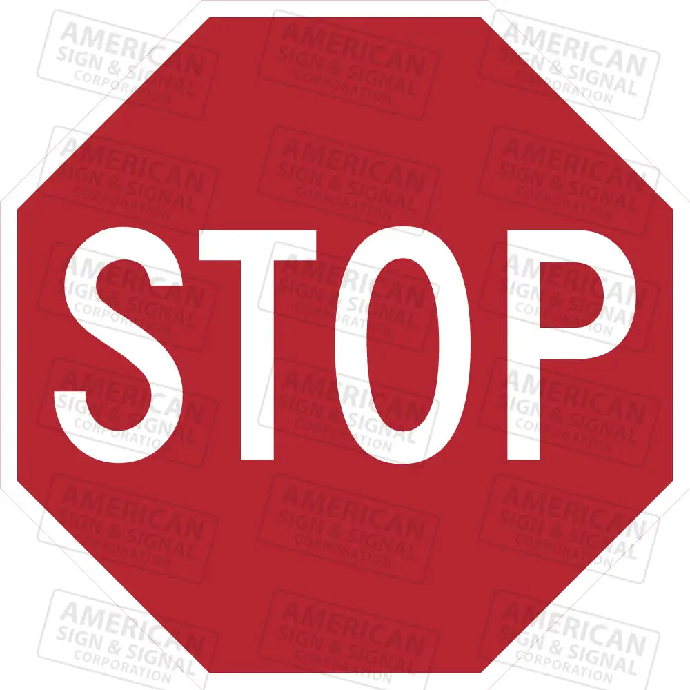 R1 - 1 Stop Sign