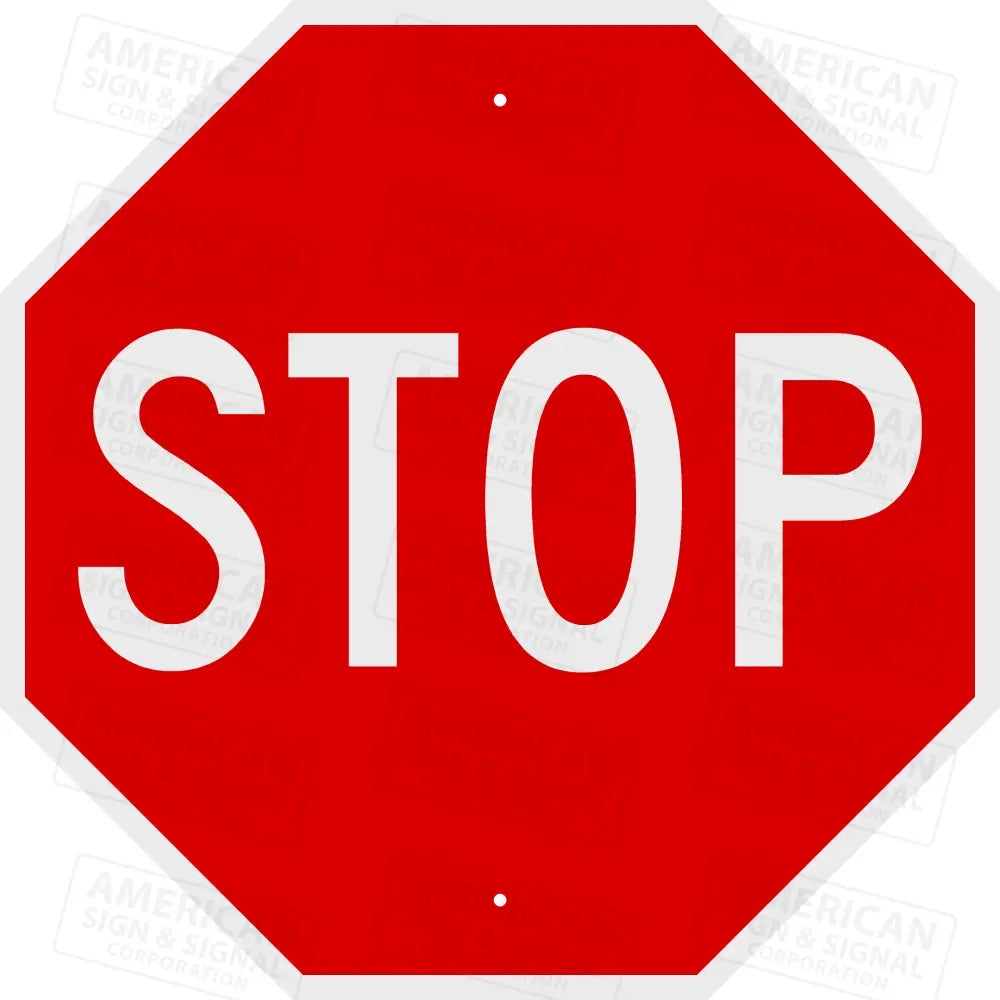 R1-1 STOP Sign - Official MUTCD (All Sizes) 18x18 / Engineer Grade