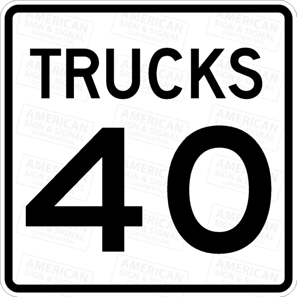 R2-2P Trucks Speed Sign
