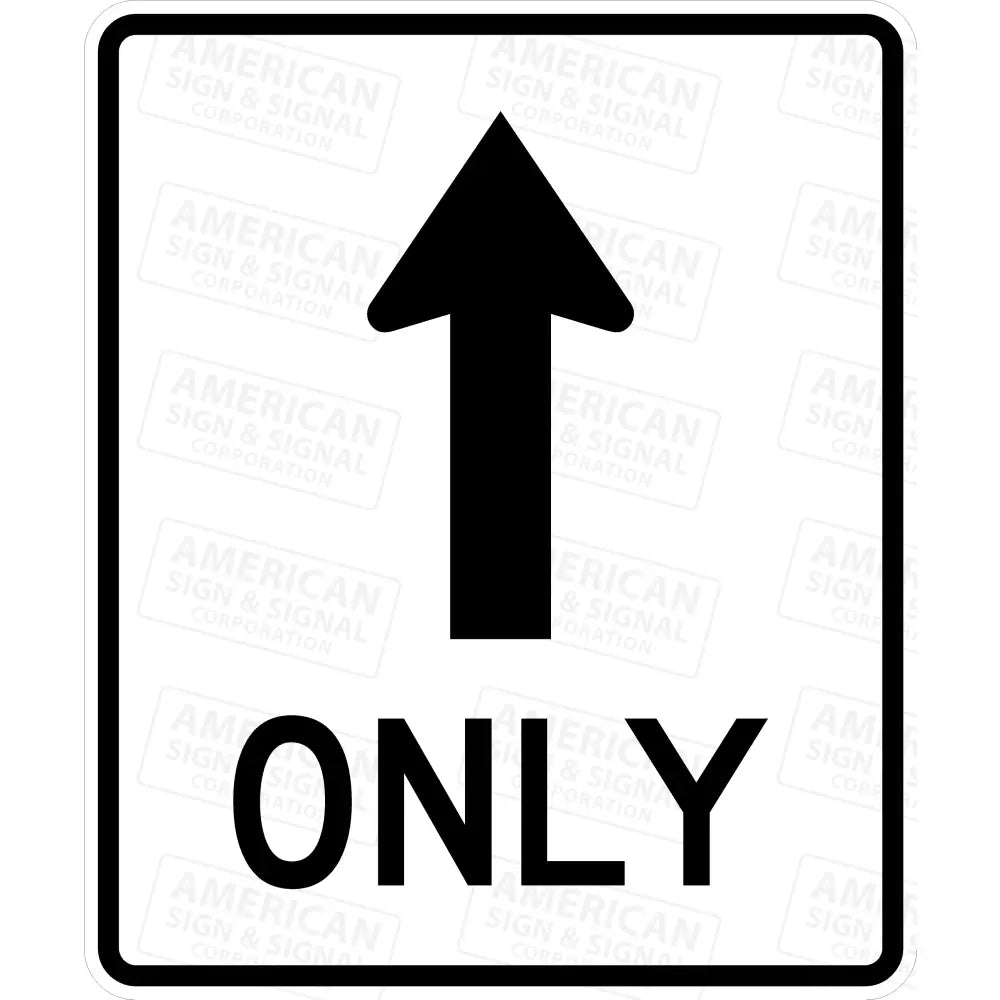 R3 - 5A Straight Only Sign