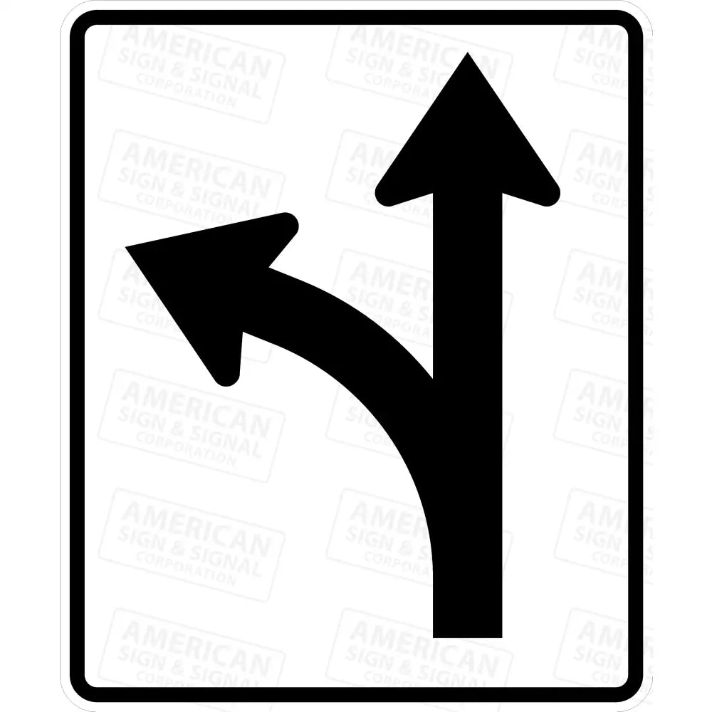 R3-6L Optional Movement Straight and Left Sign
